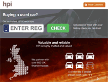 Tablet Screenshot of devonshiremotors.hpi.co.uk