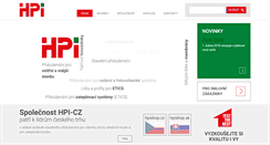 Desktop Screenshot of hpi.cz