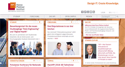 Desktop Screenshot of hpi.de