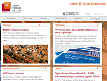 Tablet Screenshot of hpi.de